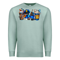 Seafoam police coffee Premium Sweatshirt - Jasminsmagicworld