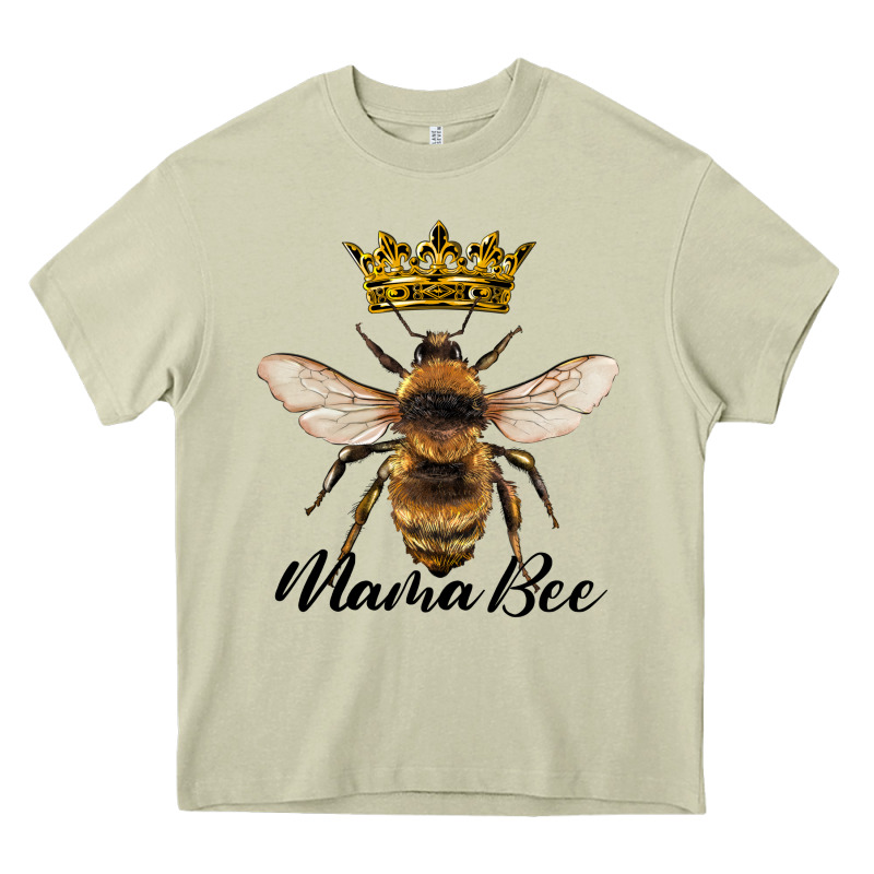 Mama Bee With Crown Heavy Core Tee by Artiststas | Teevron