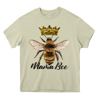 Mossy mama bee with crown Heavy Core Tee - Artiststas