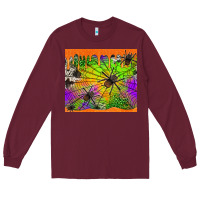 Burgundy spiders halloween tumbler Long Sleeve Tee - Jasminsmagicworld