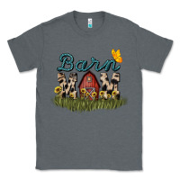 Charcoal Heather barn mom sunflower Classic Tee - NancyCooperArtShop