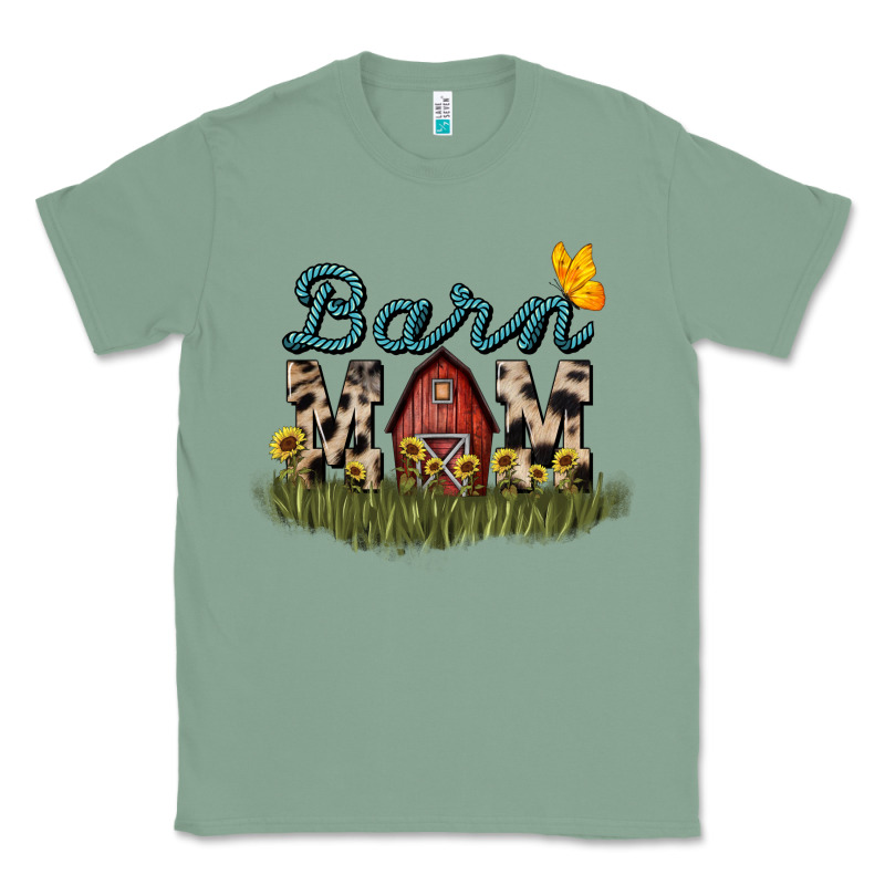 Barn Mom Sunflower Classic Tee by NancyCooperArtShop | Teevron