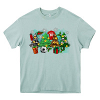 Arona christmas trees with soccer Heavy Core Tee - Zillion Design Studio