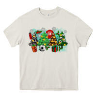 Christmas Trees With Soccer Heavy Core Tee | Teevron
