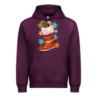 Mauve Wine christmas Urban Hoodie - CowGirlArtShop