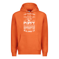 Carrot Super Cool Poppy Of A Freaking Awesome Granddaugh Premium Hoodie - Bettercallsaul