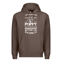 Coffee Super Cool Poppy Of A Freaking Awesome Granddaugh Premium Hoodie - Bettercallsaul