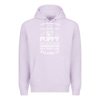 Lilac Super Cool Poppy Of A Freaking Awesome Granddaugh Premium Hoodie - Bettercallsaul