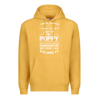 Mustard Super Cool Poppy Of A Freaking Awesome Granddaugh Premium Hoodie - Bettercallsaul