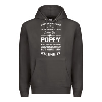 Smoke Super Cool Poppy Of A Freaking Awesome Granddaugh Premium Hoodie - Bettercallsaul