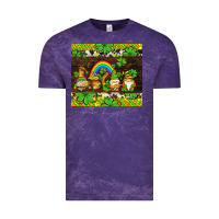 Cloud Purple western st patricks gnomes Vintage Tee - AdoDesignShop