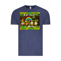 Vintage Denim western st patricks gnomes Vintage Tee - AdoDesignShop
