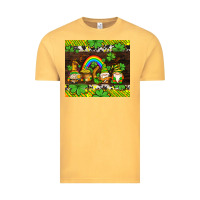 Vintage Mustard western st patricks gnomes Vintage Tee - AdoDesignShop