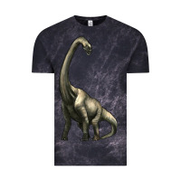 Cloud Black brachiosaurus Vintage Tee - Artiststas