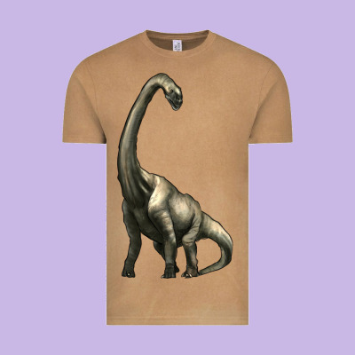 Brachiosaurus Vintage Tee Designed By Artiststas