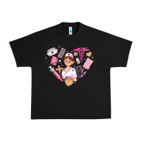 Black nurse and nurse element heart Urban Heavy Tee - AdoDesignShop