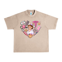 French Oak nurse and nurse element heart Urban Heavy Tee - AdoDesignShop