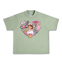 Oil Green nurse and nurse element heart Urban Heavy Tee - AdoDesignShop