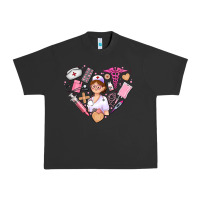 Pigment Black nurse and nurse element heart Urban Heavy Tee - AdoDesignShop