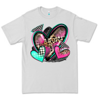 Dove Grey race hearts Premium Tee - Zillion Design Studio