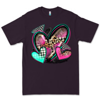Plum race hearts Premium Tee - Zillion Design Studio