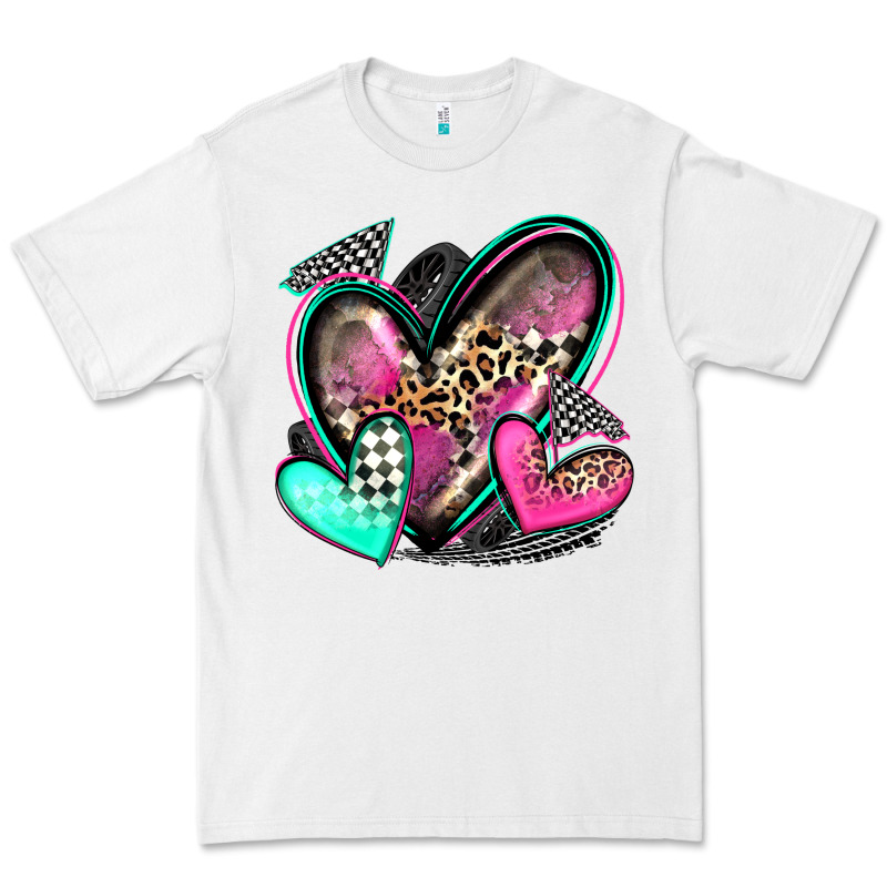 Race Hearts Premium Tee by Zillion Design Studio | Teevron