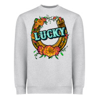 Horseshoe Lucky Heavyweight Sweatshirt | Teevron