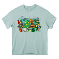 Arona christmas trees with volleyball Heavy Core Tee - Zillion Design Studio