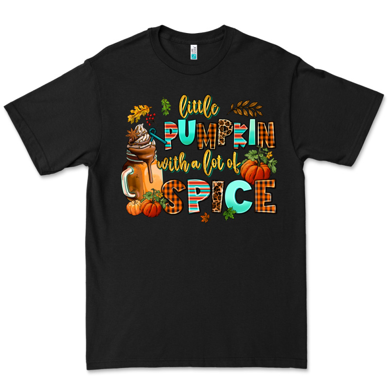 Little Pumpkin With A Lot Of Spice Premium Tee by AdoDesignShop | Teevron
