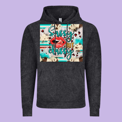 Sassy But Classy Vintage Hoodie Designed By Jahusdesignshop