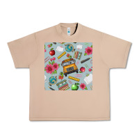 Burro school bus back to school seamless pattern Urban Heavy Tee - BundleAndBundleShop