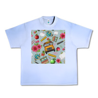 Grape Ice school bus back to school seamless pattern Urban Heavy Tee - BundleAndBundleShop