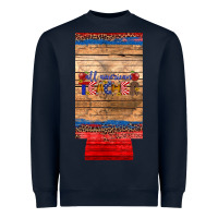 Navy all american teacher 12 oz slim can cooler Heavyweight Sweatshirt - Artiststas