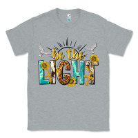 Heather Grey be the light Classic Tee - NancyCooperArtShop