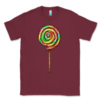 Burgundy rainbow lollipop Classic Tee - AdoDesignShop