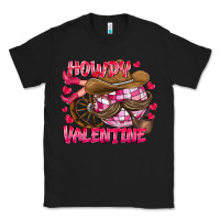 Black Howdy Valentine Classic Tee - CowhideDigitalArt