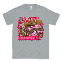 Heather Grey Howdy Valentine Classic Tee - CowhideDigitalArt