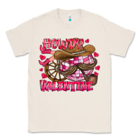 Natural Howdy Valentine Classic Tee - CowhideDigitalArt