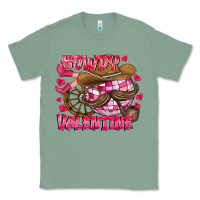 Sage Howdy Valentine Classic Tee - CowhideDigitalArt