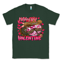 Sports Green Howdy Valentine Classic Tee - CowhideDigitalArt