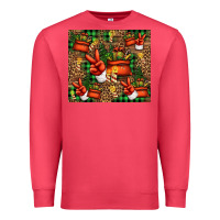 Cardinal Christmas Santa Claus peace hand Premium Sweatshirt - Jasminsmagicworld