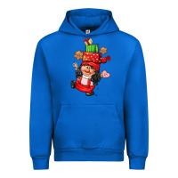 Cobalt cute christmas girl gnome Urban Hoodie - CowGirlArtShop