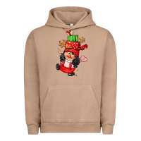 Pigment Burro cute christmas girl gnome Urban Hoodie - CowGirlArtShop