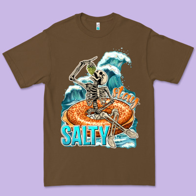 Stay Salty Premium Tee Designed By Texasbilliewilder