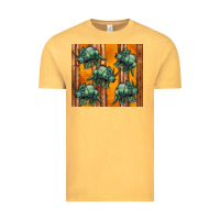 Vintage Mustard dinosaur triceratops Vintage Tee - Artiststas