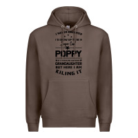 Coffee Super Cool Poppy Of A Freaking Awesome Granddaugh Premium Hoodie - Bettercallsaul