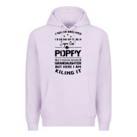 Lilac Super Cool Poppy Of A Freaking Awesome Granddaugh Premium Hoodie - Bettercallsaul
