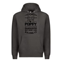 Smoke Super Cool Poppy Of A Freaking Awesome Granddaugh Premium Hoodie - Bettercallsaul