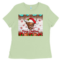 Matcha merry christmas cow Ladies Tee - JahusDesignShop