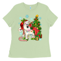 Matcha Christmas unicorn Ladies Tee - Zillion Design Studio